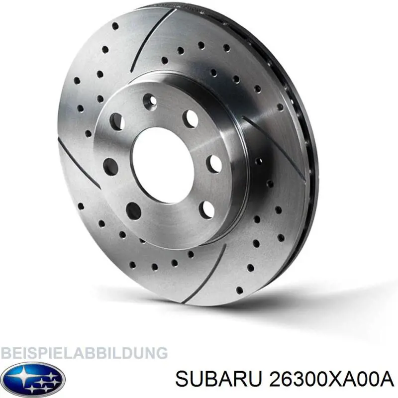Передний тормозной диск Subaru 26300XA00A