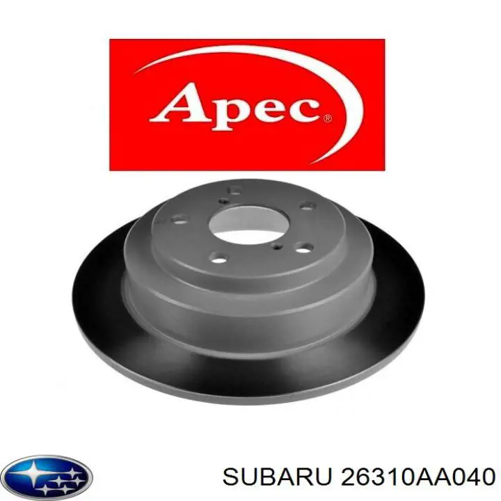 26310AA040 Subaru диск тормозной задний