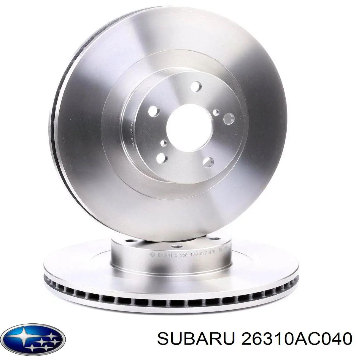 Передний тормозной диск Subaru 26310AC040