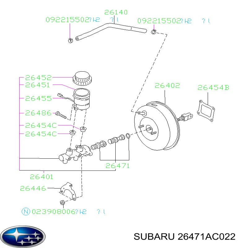  26471AC022 Subaru