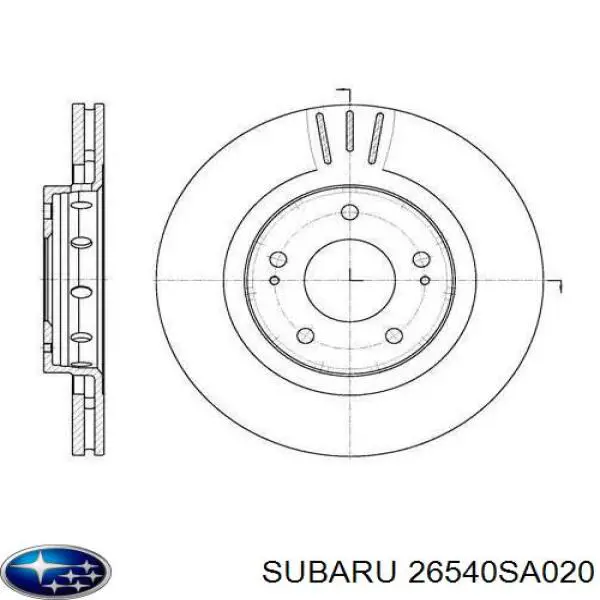 26540SA020 Subaru