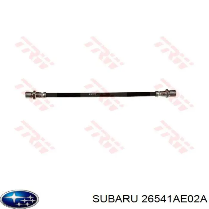 26541AE02A Subaru шланг тормозной задний