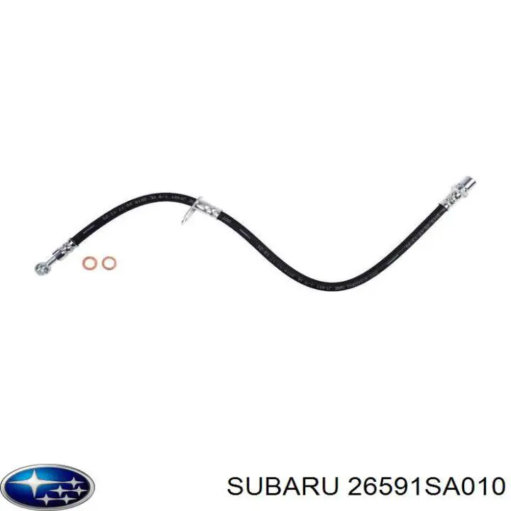 26591SA010 Subaru шланг тормозной задний