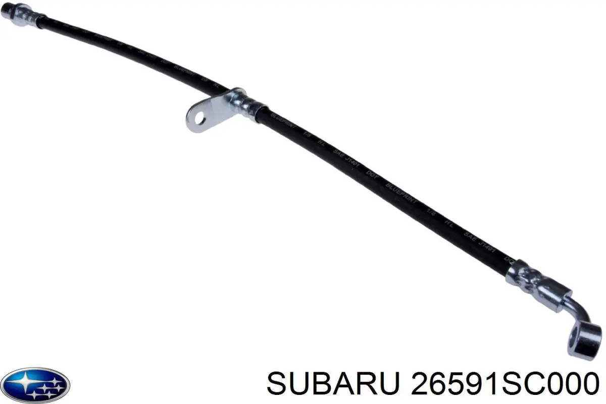 Шланг тормозной задний, правый Subaru 26591SC000 цена, от 17.87 USD