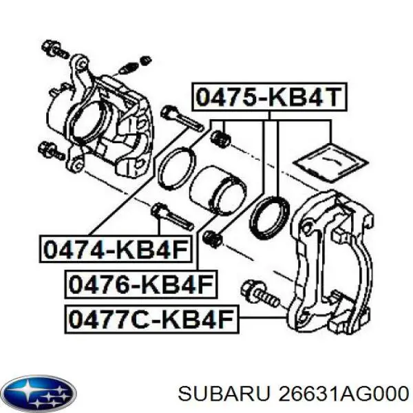 Направляющая суппорта заднего верхняя AND 3S615007 цена, от 2.85 USD