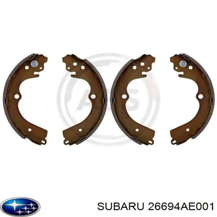 Задние барабанные колодки 26694AE001 Subaru