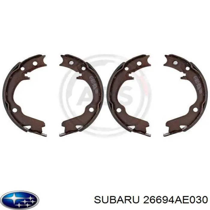 Тормозные колодки стояночного тормоза Subaru 26694AE030 цена, от 24.29 USD