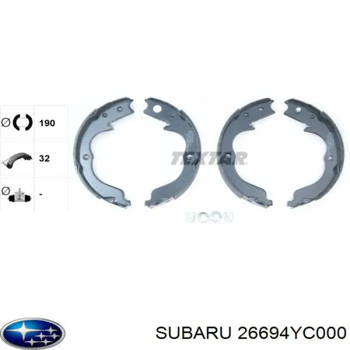 Колодки стояночного тормоза Chrysler MN150574