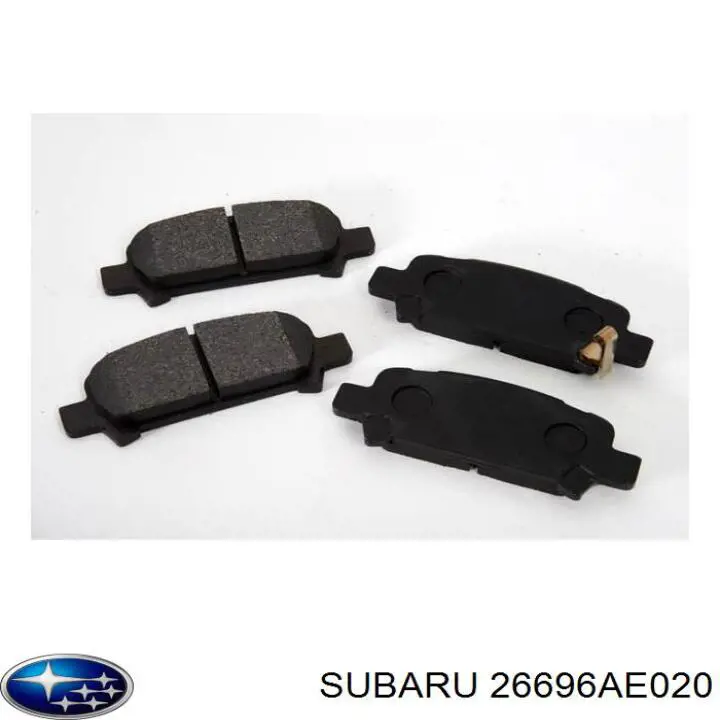 26696AE020 Subaru задние тормозные колодки