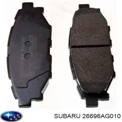 Колодки дисковые  Subaru 26696AG010 цена, от 19.00 USD