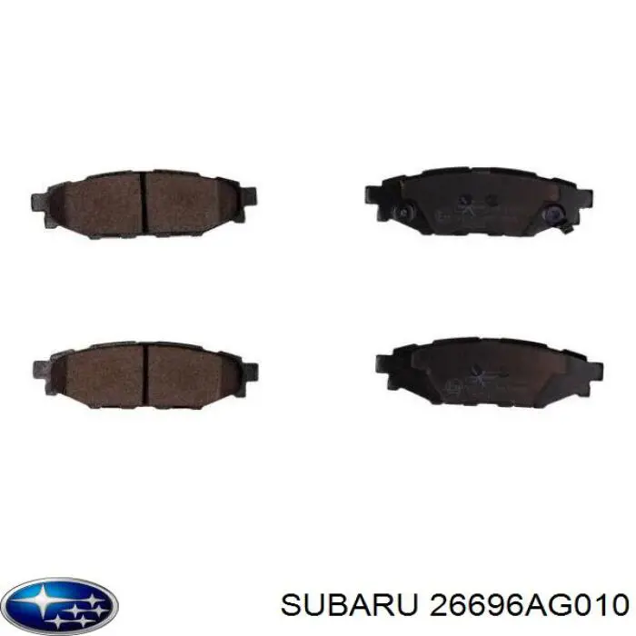26696AG010 Subaru Колодки тормозные дисковые комплект