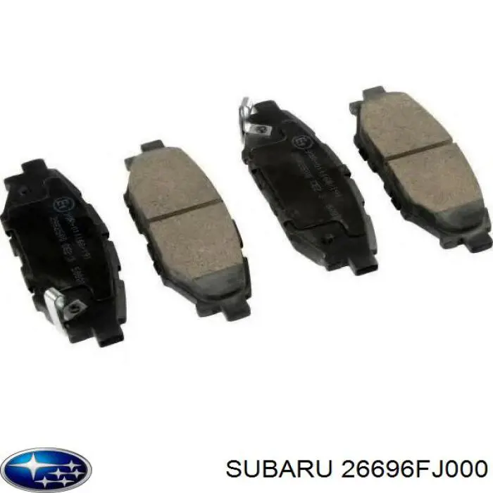 26696FJ000 Subaru задние тормозные колодки