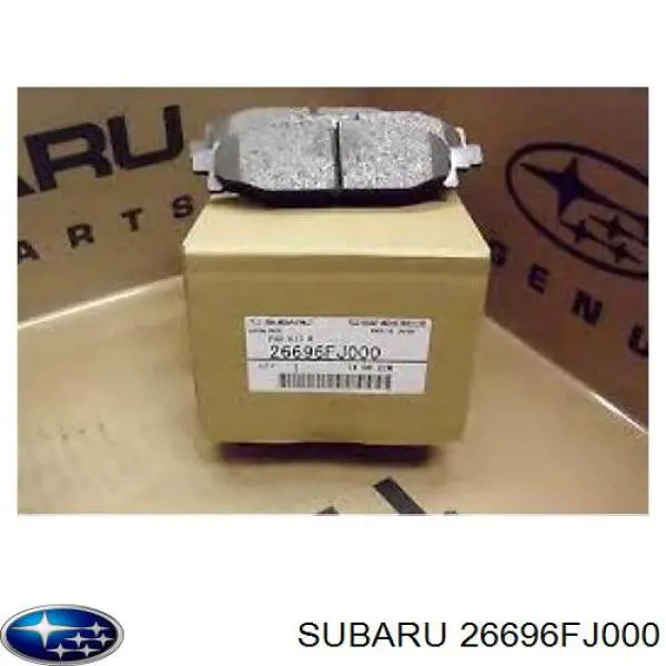 26696FJ000 Subaru Sapatas do freio traseiras de disco