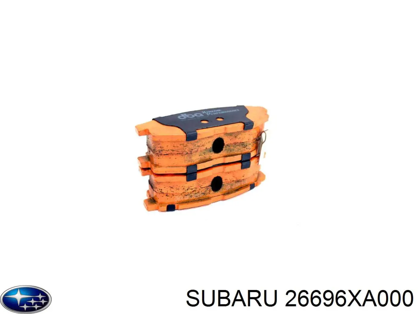 Купить 26696XA000 Subaru Колодки тормозные задние, дисковые