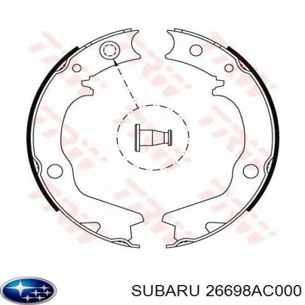 Колодки ручника 26698AC000 Subaru