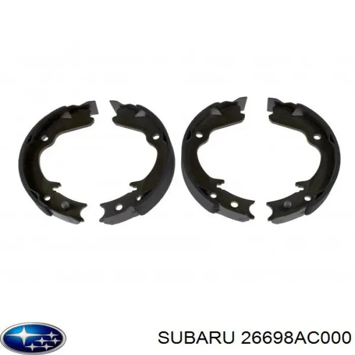 Колодки ручника 26698AC000 Subaru