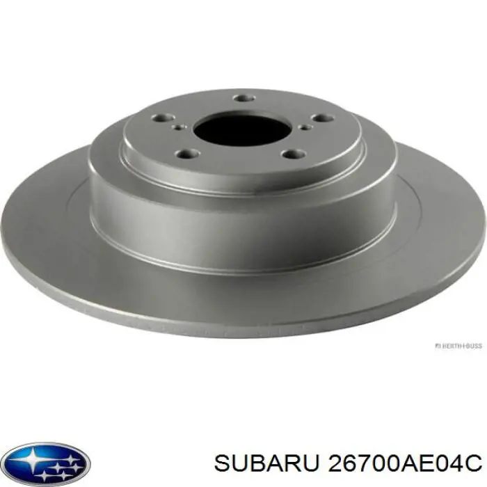 Задний тормозной диск Subaru 26700AE04C цена, от 29.46 USD