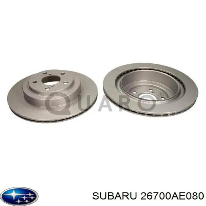 26700AE080 Subaru Дисковый тормоз