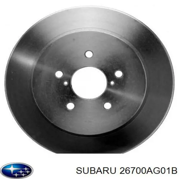 Тормозные диски 26700AG01B Subaru