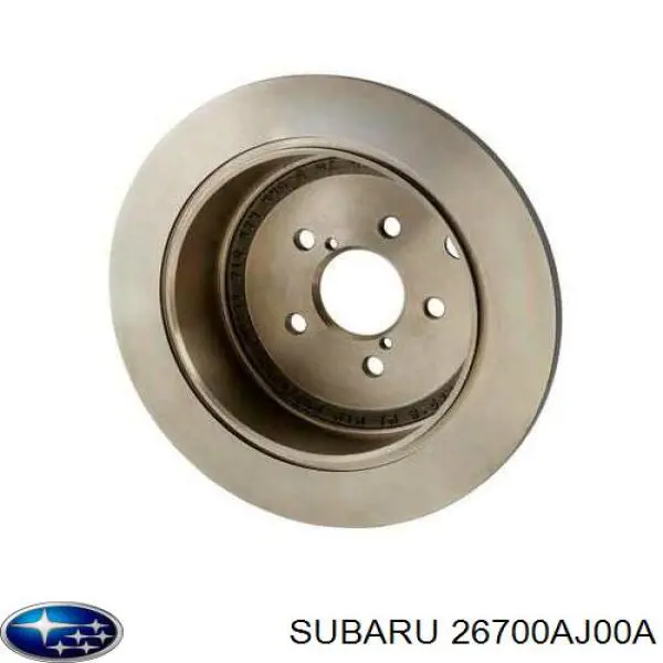 Купить 26700AJ00A Subaru Диск тормозной задний