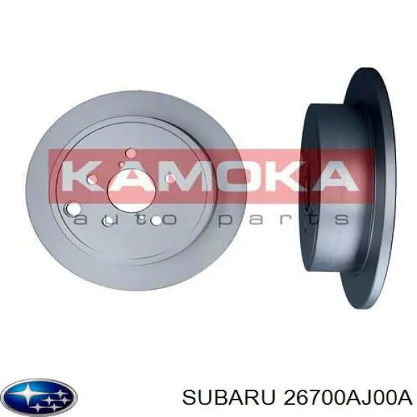 Задний тормозной диск Subaru 26700AJ00A цена, от 12.70 USD