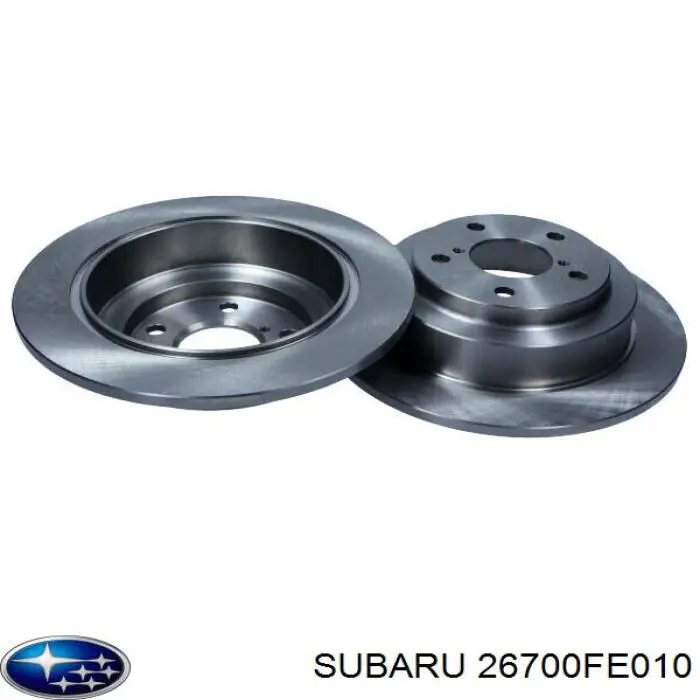 26700FE010 Subaru диск тормозной задний