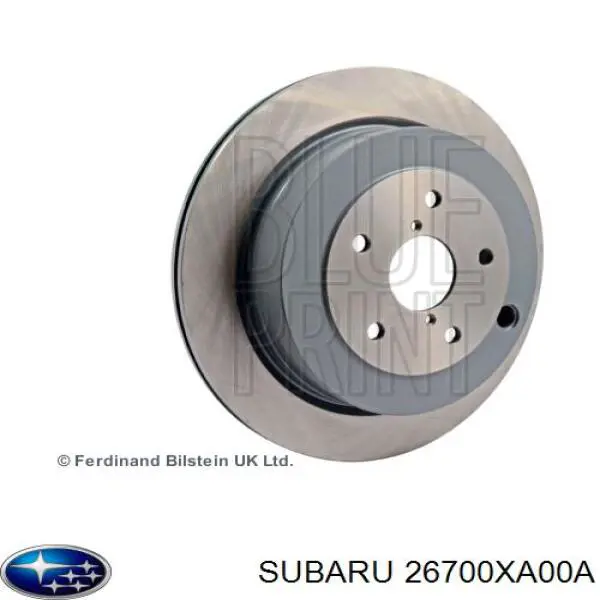 26700XA00A Subaru диск тормозной задний