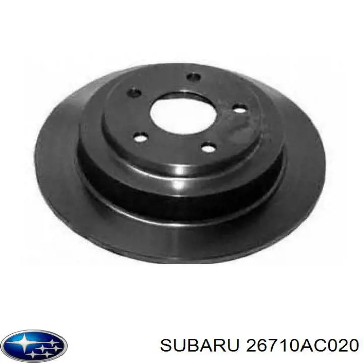26710AC020 Subaru диск тормозной задний