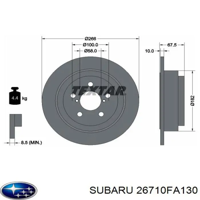 26700FE020 Subaru