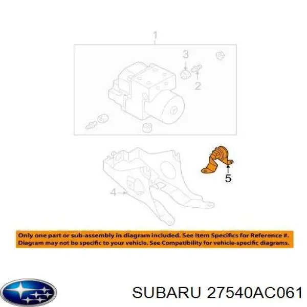 27540AC061 Subaru 