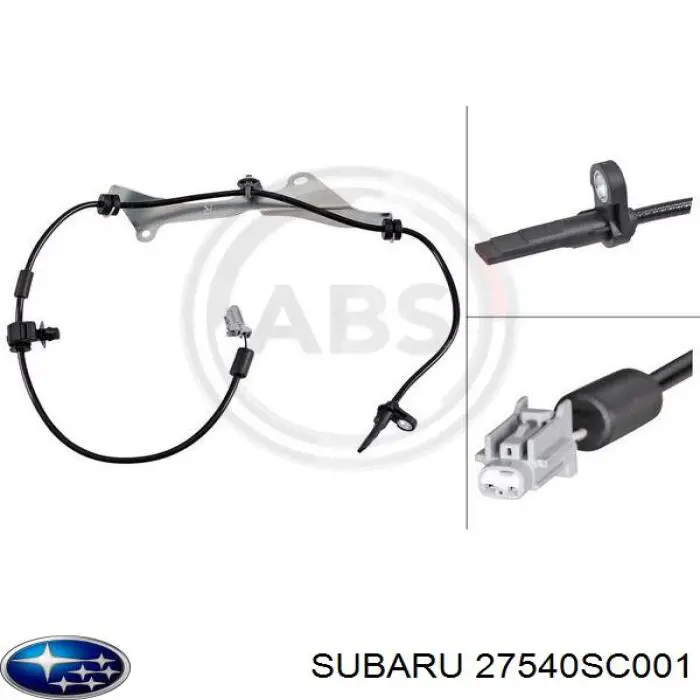 27540SC001 Subaru датчик абс (abs задний правый)