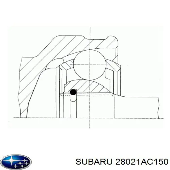 Junta homocinética externa dianteira 28021AC150 Subaru