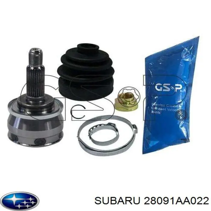 Левая полуось 28091AA022 Subaru