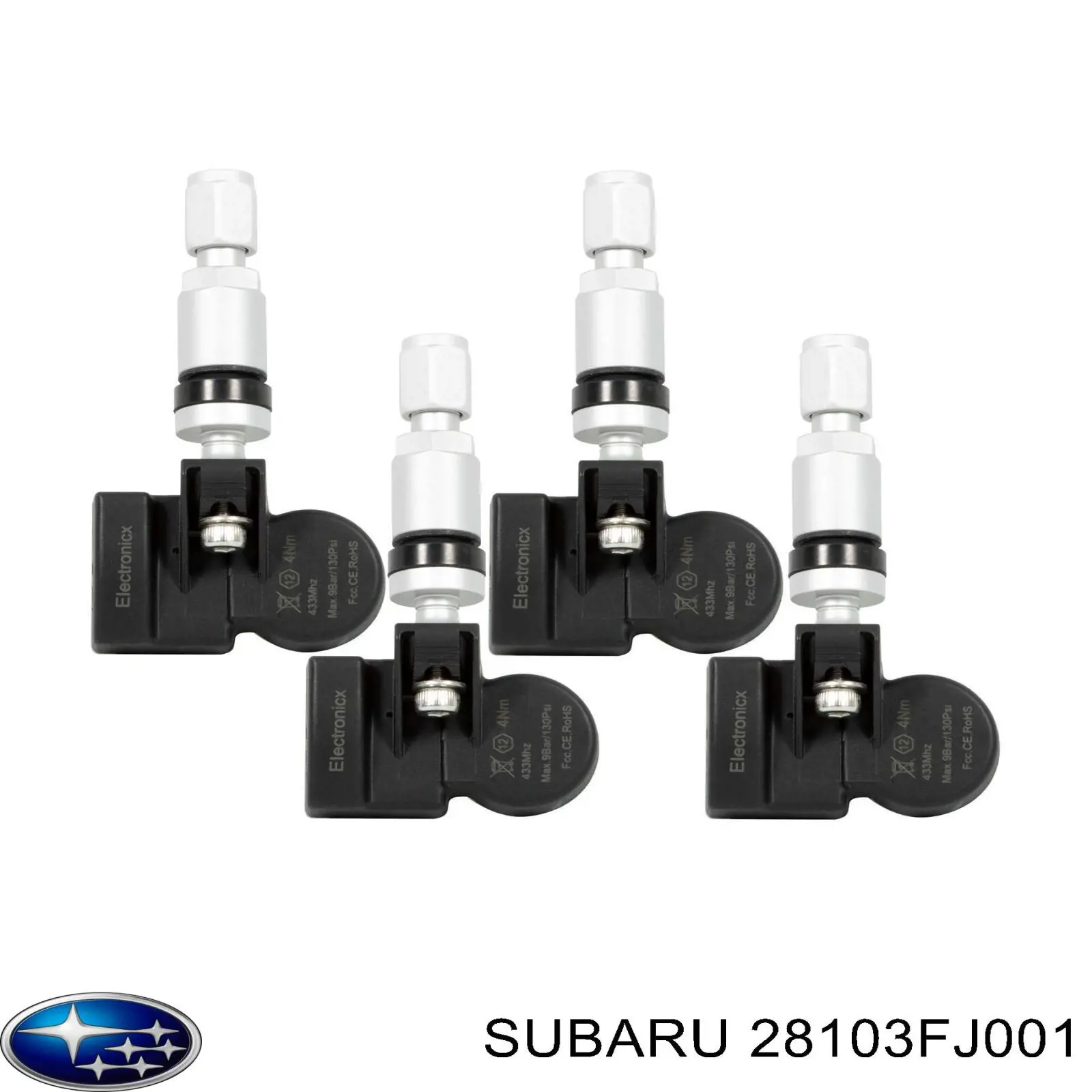 28103FJ001 Subaru sensor de pressão de ar nos pneus