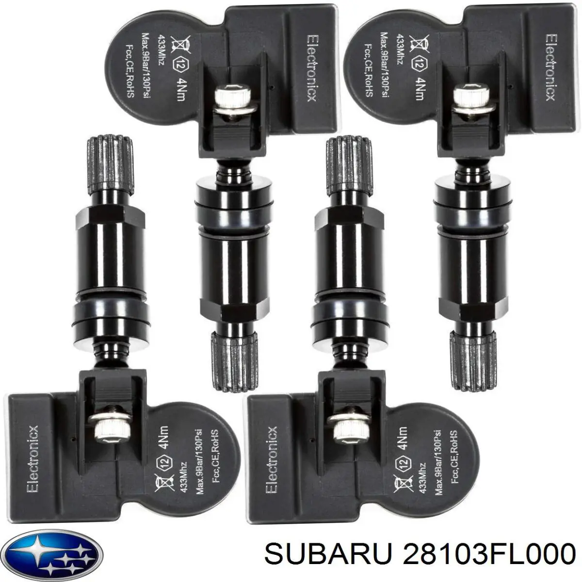 Купить 28103FL000 Subaru Датчик контроля давления в шинах