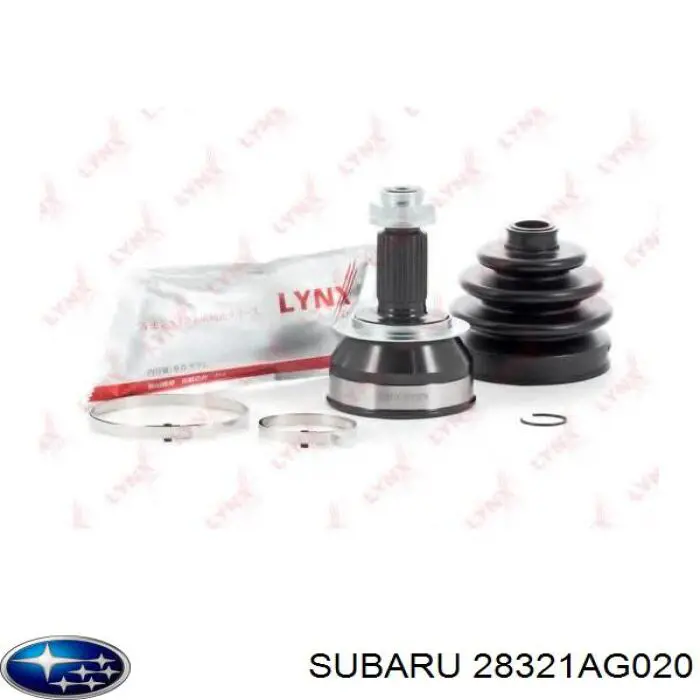 Полуось (привод) передняя Subaru 28321AG020 цена, от 39.59 USD