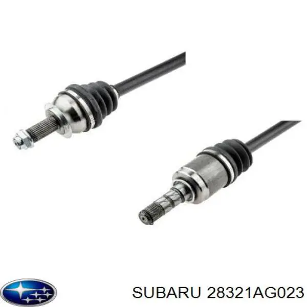 Полуось (привод) передняя Subaru 28321AG023 цена, от 63.49 USD