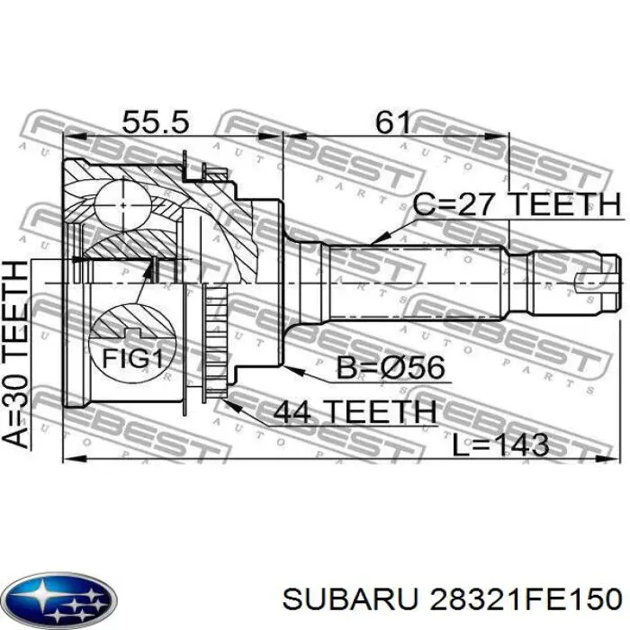  28321FE150 Subaru