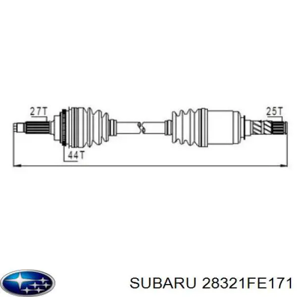 Привод передний левый GSP 256014 цена, от 77.16 USD