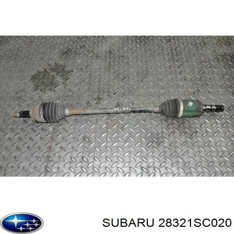 28321SC020 Subaru semieixo (acionador dianteiro)