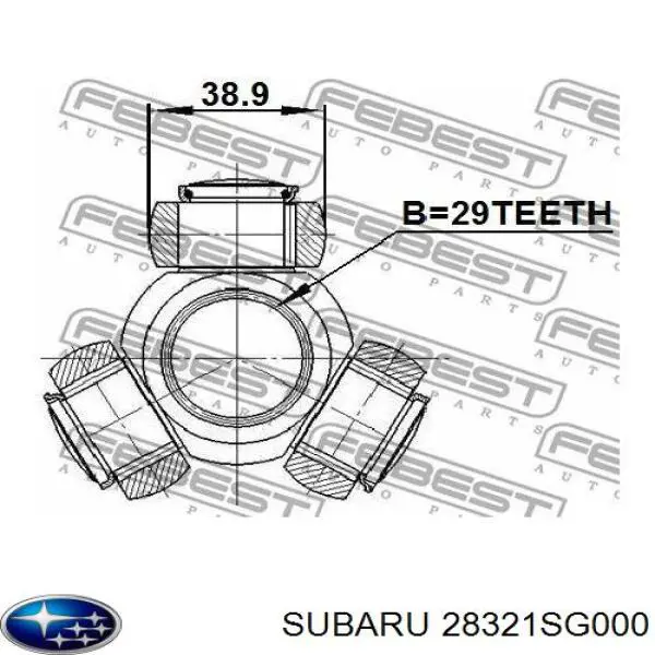  Subaru 28321SG000 цена, от 56.50 USD