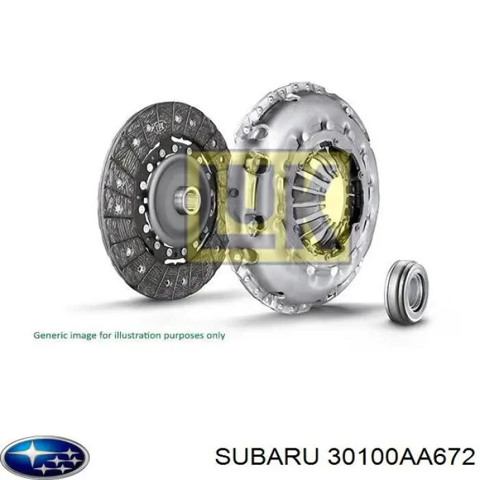 Disco de embrague 30100AA672 Subaru