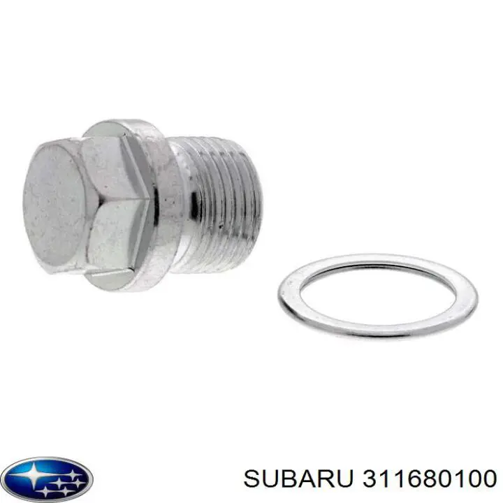 Прокладка пробки поддона двигателя 311680100 Subaru