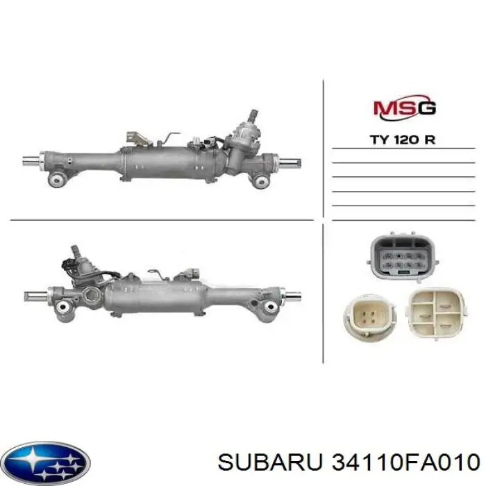 Рулевая рейка 34110AA080 Subaru