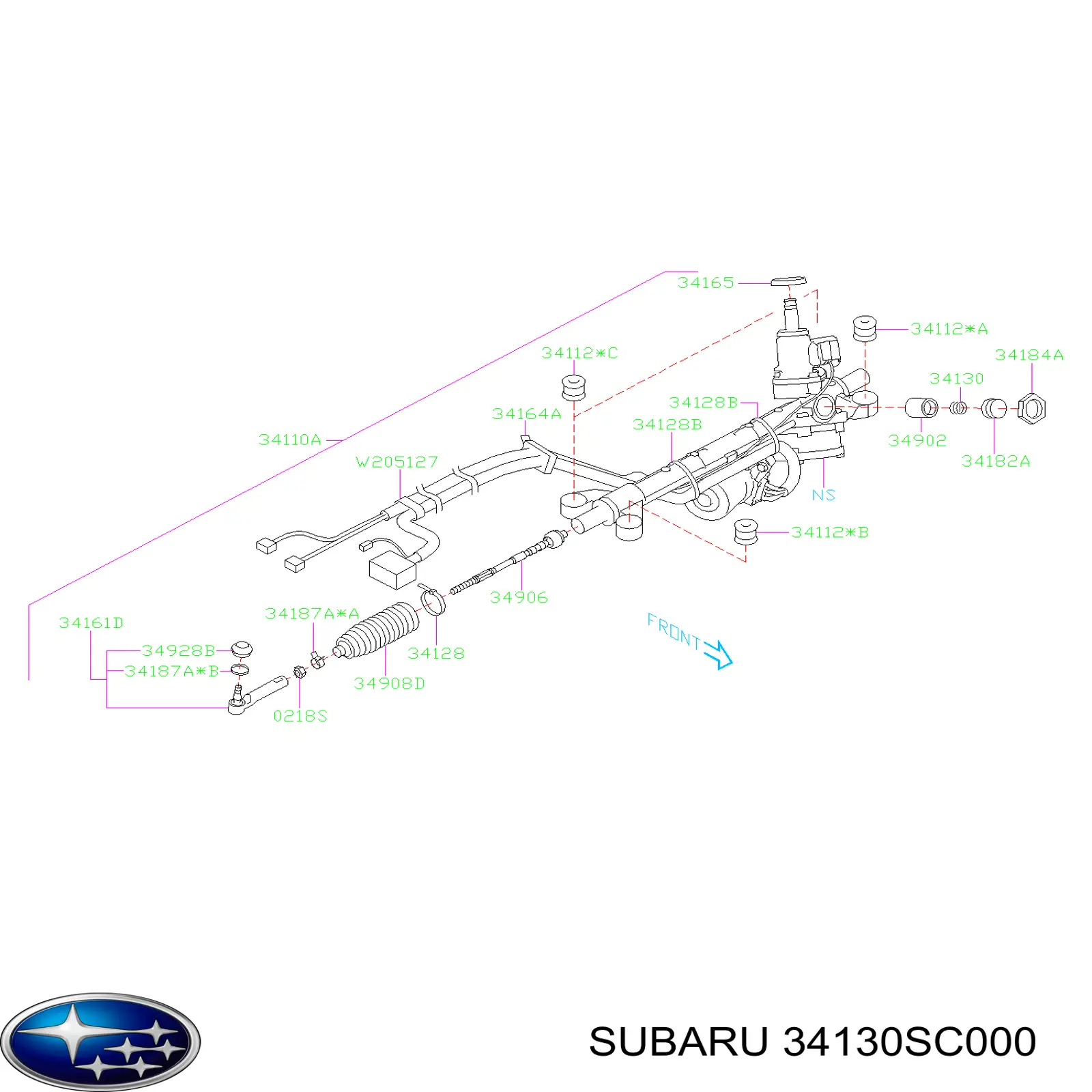 Пружина болта крепления коллектора Subaru 34130SC000 цена, от 7.56 USD