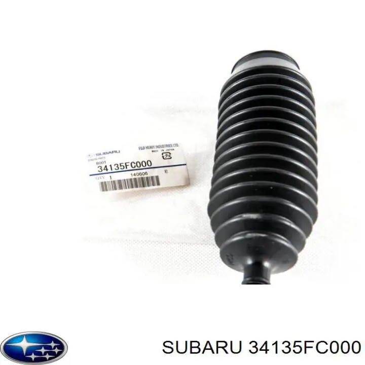 34135FC000 Subaru bota de proteção do mecanismo de direção (de cremalheira)
