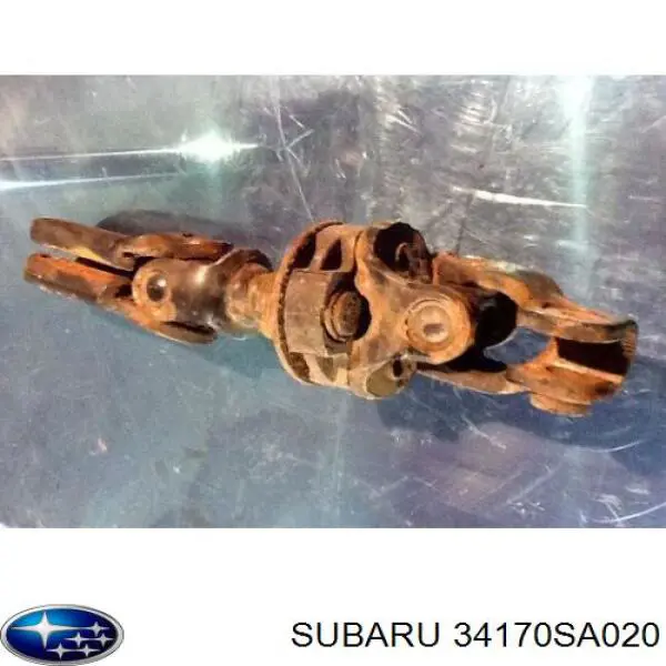 Кардан вала рулевой колонки нижний на Subaru Forester S11, SG
