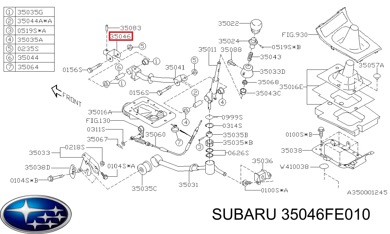  Subaru 35046FE010 цена, от 35.63 USD