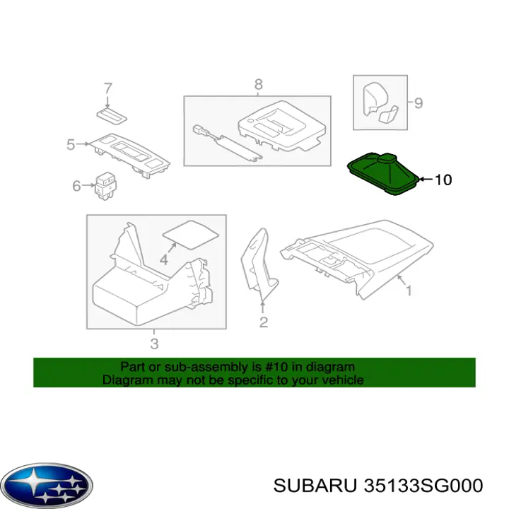 35133SG000 Subaru 