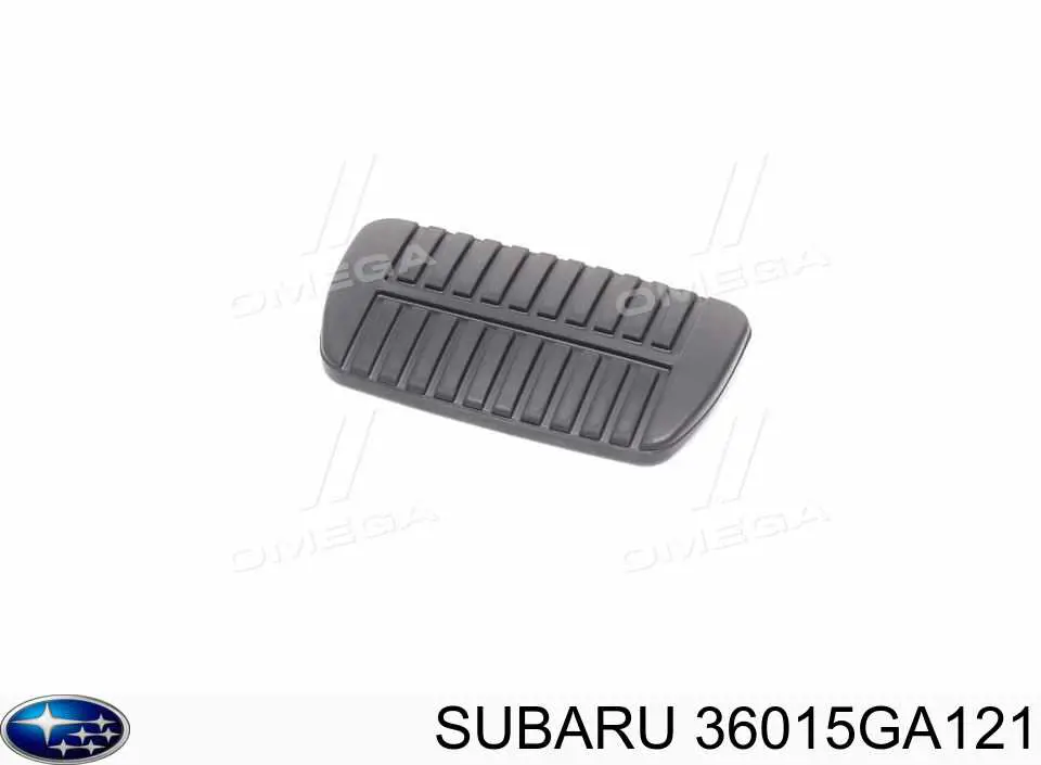Placa sobreposta de pedal do freio para Subaru Legacy (B13)